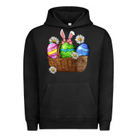 Pigment Black Easter eggs  Easter Day Urban Hoodie - CowGirlArtShop