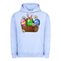 Pigment Grape Ice Easter eggs  Easter Day Urban Hoodie - CowGirlArtShop