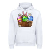 White Easter eggs  Easter Day Urban Hoodie - CowGirlArtShop
