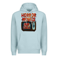 Blue Mist Horror Movies and Chill Premium Hoodie - texasbilliewilder