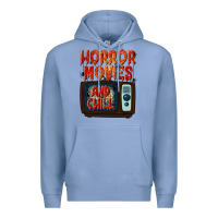 Colony Blue Horror Movies and Chill Premium Hoodie - texasbilliewilder