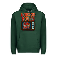 Sports Green Horror Movies and Chill Premium Hoodie - texasbilliewilder
