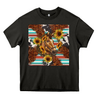 Asphalt western horse Heavy Core Tee - BarkalooDesign