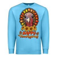 Ocean Blue happy thanksgiving gemstone Premium Sweatshirt - RanaPortraitStore