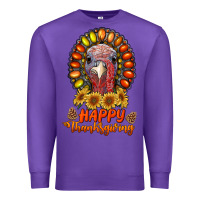 Purple happy thanksgiving gemstone Premium Sweatshirt - RanaPortraitStore