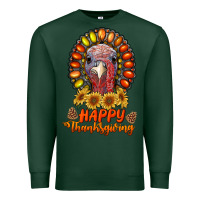 Sports Green happy thanksgiving gemstone Premium Sweatshirt - RanaPortraitStore