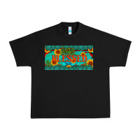 Black blessed turquoise gemstone cactus and sunflower licanse plate Urban Heavy Tee - Artiststas