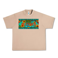 Burro blessed turquoise gemstone cactus and sunflower licanse plate Urban Heavy Tee - Artiststas
