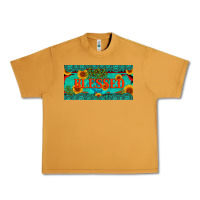 Peanut Butter blessed turquoise gemstone cactus and sunflower licanse plate Urban Heavy Tee - Artiststas