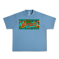 Pebble Blue blessed turquoise gemstone cactus and sunflower licanse plate Urban Heavy Tee - Artiststas