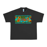 Pigment Black blessed turquoise gemstone cactus and sunflower licanse plate Urban Heavy Tee - Artiststas