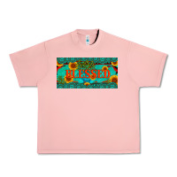 Salmon blessed turquoise gemstone cactus and sunflower licanse plate Urban Heavy Tee - Artiststas