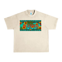 Sandshell blessed turquoise gemstone cactus and sunflower licanse plate Urban Heavy Tee - Artiststas