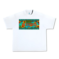 White blessed turquoise gemstone cactus and sunflower licanse plate Urban Heavy Tee - Artiststas