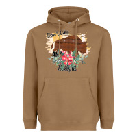 Toasted Coconut Take No Bull Floral Rodeo Heavyweight Hoodie - Bettercallsaul