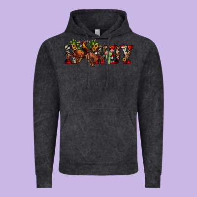 Christmas Howdy Bronco Rodeo Vintage Hoodie Designed By Jahusdesignshop