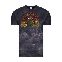 Cloud Black rainbow tree Vintage Tee - AdoDesignShop