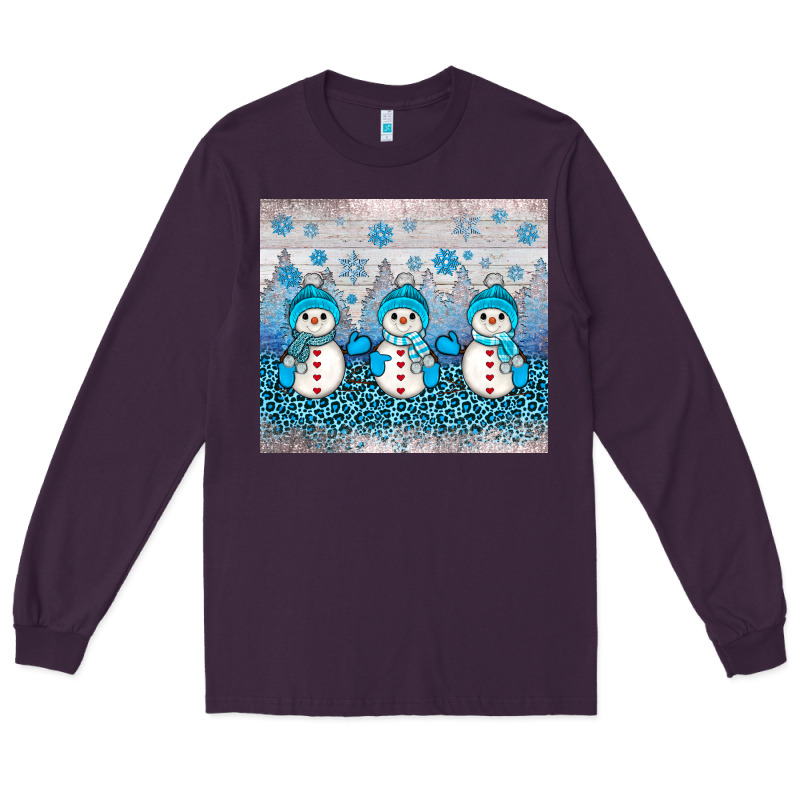 Snowman Winter Long Sleeve Tee by JahusDesignShop | Teevron