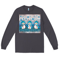Smoke snowman winter Long Sleeve Tee - JahusDesignShop