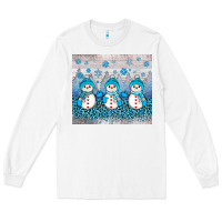 White snowman winter Long Sleeve Tee - JahusDesignShop