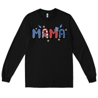 Black 4th july mama Long Sleeve Tee - MaliasSmallBusiness