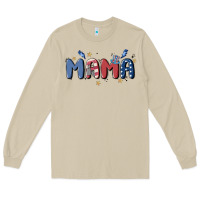 Mushroom 4th july mama Long Sleeve Tee - MaliasSmallBusiness