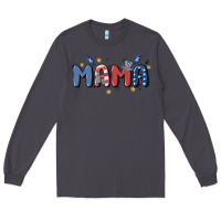 Smoke 4th july mama Long Sleeve Tee - MaliasSmallBusiness
