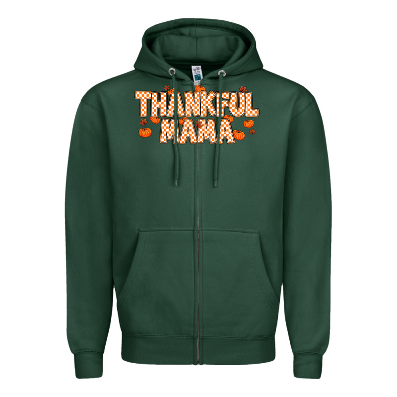 Thankful Mama Zipper Hoodie by MaliasSmallBusiness | Teevron