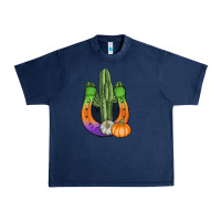 Navy horseshoe halloween cactus Urban Heavy Tee - AdoDesignShop