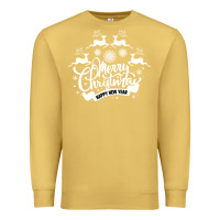 Antique Gold Merry Christmas Happy New Year Premium Sweatshirt - Bettercallsaul