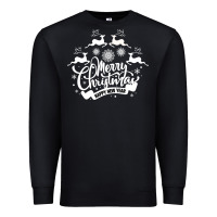 Merry Christmas Happy New Year Premium Sweatshirt | Teevron