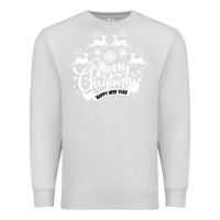 Dove Grey Merry Christmas Happy New Year Premium Sweatshirt - Bettercallsaul