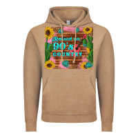 Vintage Coffee raised 90's country guitar cactus sunflower's Vintage Hoodie - Artiststas