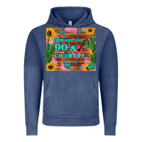 Vintage Denim raised 90's country guitar cactus sunflower's Vintage Hoodie - Artiststas