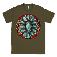 Army Green turquoise gemstone christmas ornament Classic Tee - Jasminsmagicworld