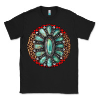 Black turquoise gemstone christmas ornament Classic Tee - Jasminsmagicworld