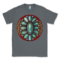 Charcoal Heather turquoise gemstone christmas ornament Classic Tee - Jasminsmagicworld