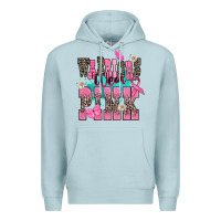 Blue Mist warriors wear pink Premium Hoodie - NancyCooperArtShop