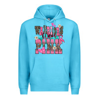 Ocean Blue warriors wear pink Premium Hoodie - NancyCooperArtShop