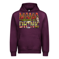 Mauve Wine Mama needs a drink mother's day Urban Hoodie - HowdyJamesFarm