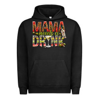 Pigment Black Mama needs a drink mother's day Urban Hoodie - HowdyJamesFarm