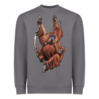 Storm Orangutan And Baby Heavyweight Sweatshirt - LillyAllenDesigns