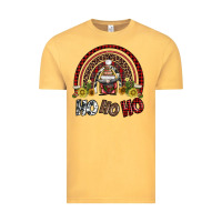 Vintage Mustard rainbow and hohoho with gnome Vintage Tee - AdoDesignShop