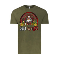 Vintage Olive rainbow and hohoho with gnome Vintage Tee - AdoDesignShop