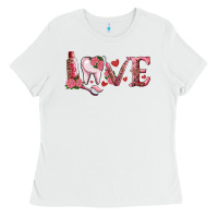 White valentines day dental love Ladies Tee - RanaPortraitStore