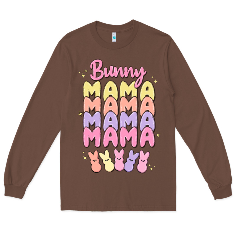 Bunny Mama Long Sleeve Tee by MaliasSmallBusiness | Teevron