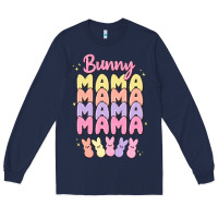 Navy bunny mama Long Sleeve Tee - MaliasSmallBusiness