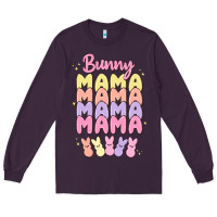 Plum bunny mama Long Sleeve Tee - MaliasSmallBusiness