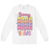 White bunny mama Long Sleeve Tee - MaliasSmallBusiness