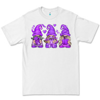White Domestic Violence Warrior Gnomes Premium Tee - texasbilliewilder